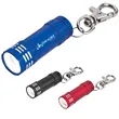 Mini Aluminum LED Flashlight With Key Clip