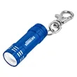 Mini Aluminum LED Flashlight With Key Clip