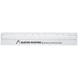 Plastic 12" Ruler With Magnifying Glass
