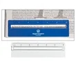 Plastic 6" Ruler With Magnifying Glass