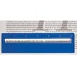 Plastic 6" Ruler With Magnifying Glass