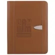 Eclipse Bonded Leather Zippered Portfolio With Calculator