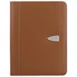 Eclipse Bonded Leather Zippered Portfolio With Calculator