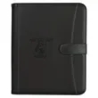 Pebble Grain Zippered Portfolio With Calculator