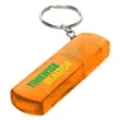 WHISTLE, LIGHT AND COMPASS KEY CHAIN