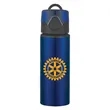 25 Oz. Aluminum Sports Bottle With Flip-Top Lid