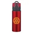 25 Oz. Aluminum Sports Bottle With Flip-Top Lid