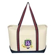 Large Cotton Canvas Admiral Tote Bag