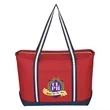 Large Cotton Canvas Admiral Tote Bag