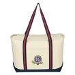 Large Cotton Canvas Admiral Tote Bag