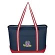 Large Cotton Canvas Admiral Tote Bag