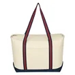 Large Cotton Canvas Admiral Tote Bag