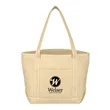 Medium Cotton Canvas Yacht Tote Bag