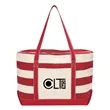Cotton Canvas Nautical Tote Bag