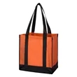 Non-Woven Two-Tone Shopper Tote Bag