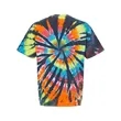 Dyenomite Rainbow Cut-Spiral Tie-Dyed T-Shirt