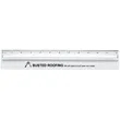 Plastic 12" Ruler With Magnifying Glass