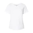 LAT Curvy Collection Women's Fine Jersey V-Neck Tee