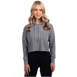 Ladies' Cropped Pullover Hooded Sweatshirt