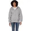 Adult 9.7 oz. Ultimate Cotton® 90/10 Full-Zip Hooded Swea...