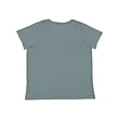 LAT Curvy Collection Women's Fine Jersey V-Neck Tee