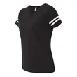 LAT Women's Football V-Neck Fine Jersey Tee