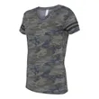 LAT Women's Football V-Neck Fine Jersey Tee