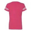 LAT Women's Football V-Neck Fine Jersey Tee