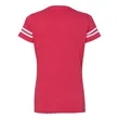 LAT Women's Football V-Neck Fine Jersey Tee