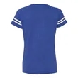 LAT Women's Football V-Neck Fine Jersey Tee