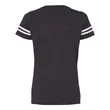 LAT Women's Football V-Neck Fine Jersey Tee