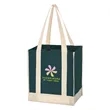 Non-Woven Two-Tone Shopper Tote Bag