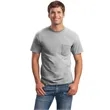 Gildan - Ultra Cotton 100% US Cotton T-Shirt with Pocket.