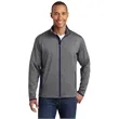 Sport-Tek Sport-Wick Stretch Contrast Full-Zip Jacket.