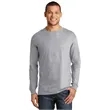 Hanes Beefy-T - 100% Cotton Long Sleeve T-Shirt.