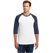 Gildan Heavy Cotton 3/4-Sleeve Raglan T-Shirt.