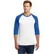 Gildan Heavy Cotton 3/4-Sleeve Raglan T-Shirt.