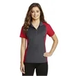 Sport-Tek Ladies Colorblock Micropique Sport-Wick Polo.