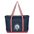 Large Cotton Canvas Admiral Tote Bag