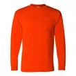 Bayside USA-Made 50/50 Long Sleeve T-Shirt with a Pocket