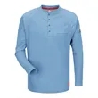 Bulwark Long Sleeve Henley Long Sizes