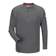 Bulwark Long Sleeve Henley Long Sizes