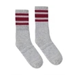 SOCCO USA-Made Striped Crew Socks