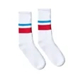 SOCCO USA-Made Striped Crew Socks