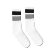 SOCCO USA-Made Striped Crew Socks
