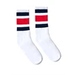SOCCO USA-Made Striped Crew Socks
