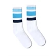 SOCCO USA-Made Striped Crew Socks