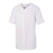 Augusta Sportswear Pinstripe Full Button Baseball Jersey