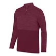 Augusta Sportswear Shadow Tonal Heather Quarter-Zip