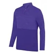 Augusta Sportswear Shadow Tonal Heather Quarter-Zip